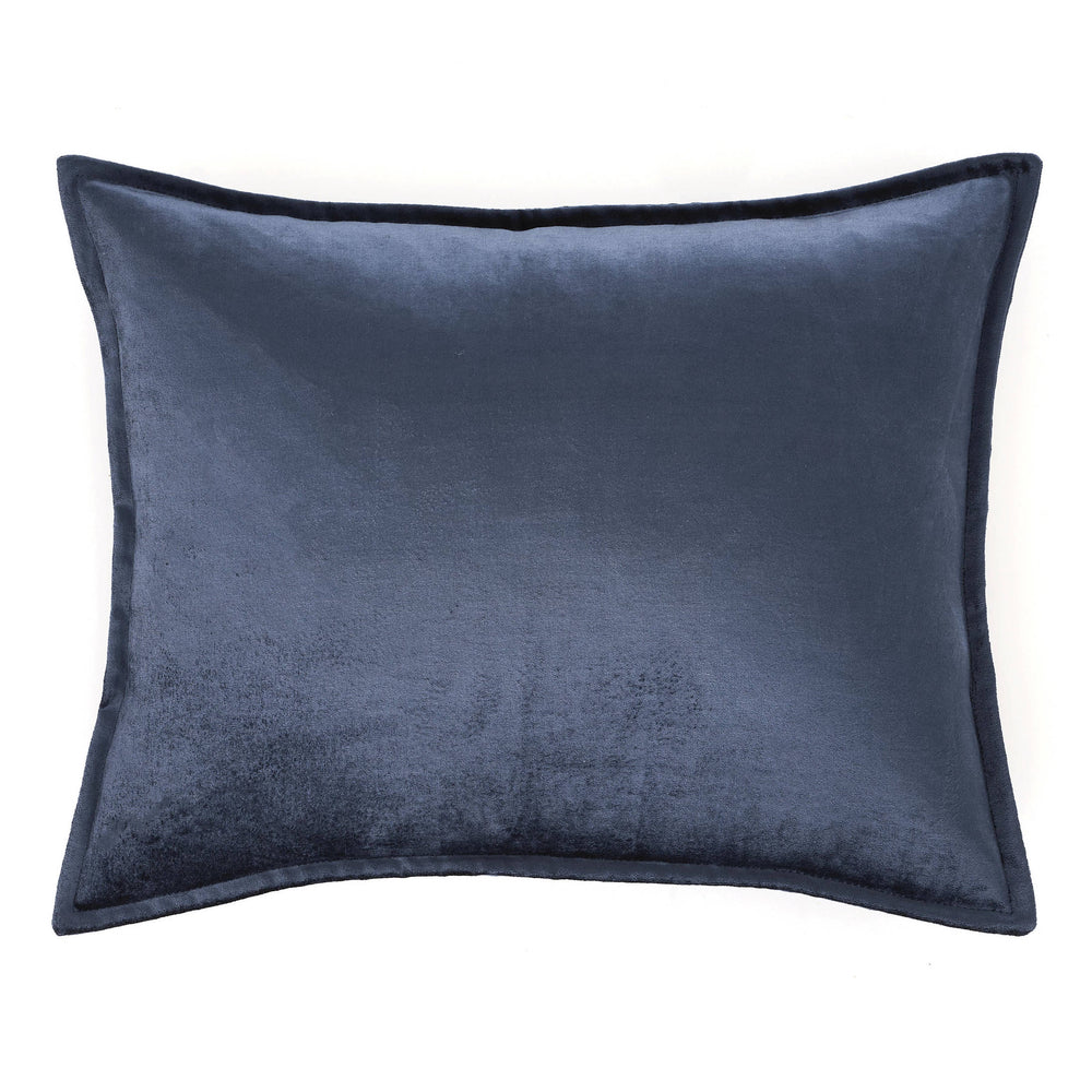 Panne Velvet Decorative Pillow Cover | Sapphire