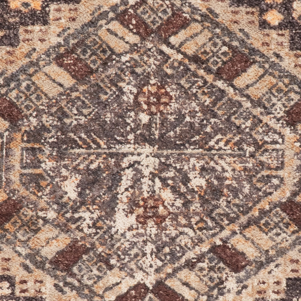 Mire Vintage Handmade Cotton Rug Swatch | Eggplant