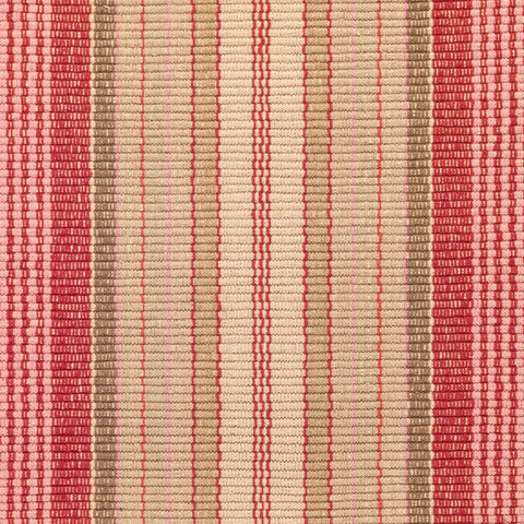 Framboise Handwoven Cotton Rug Swatch | Red