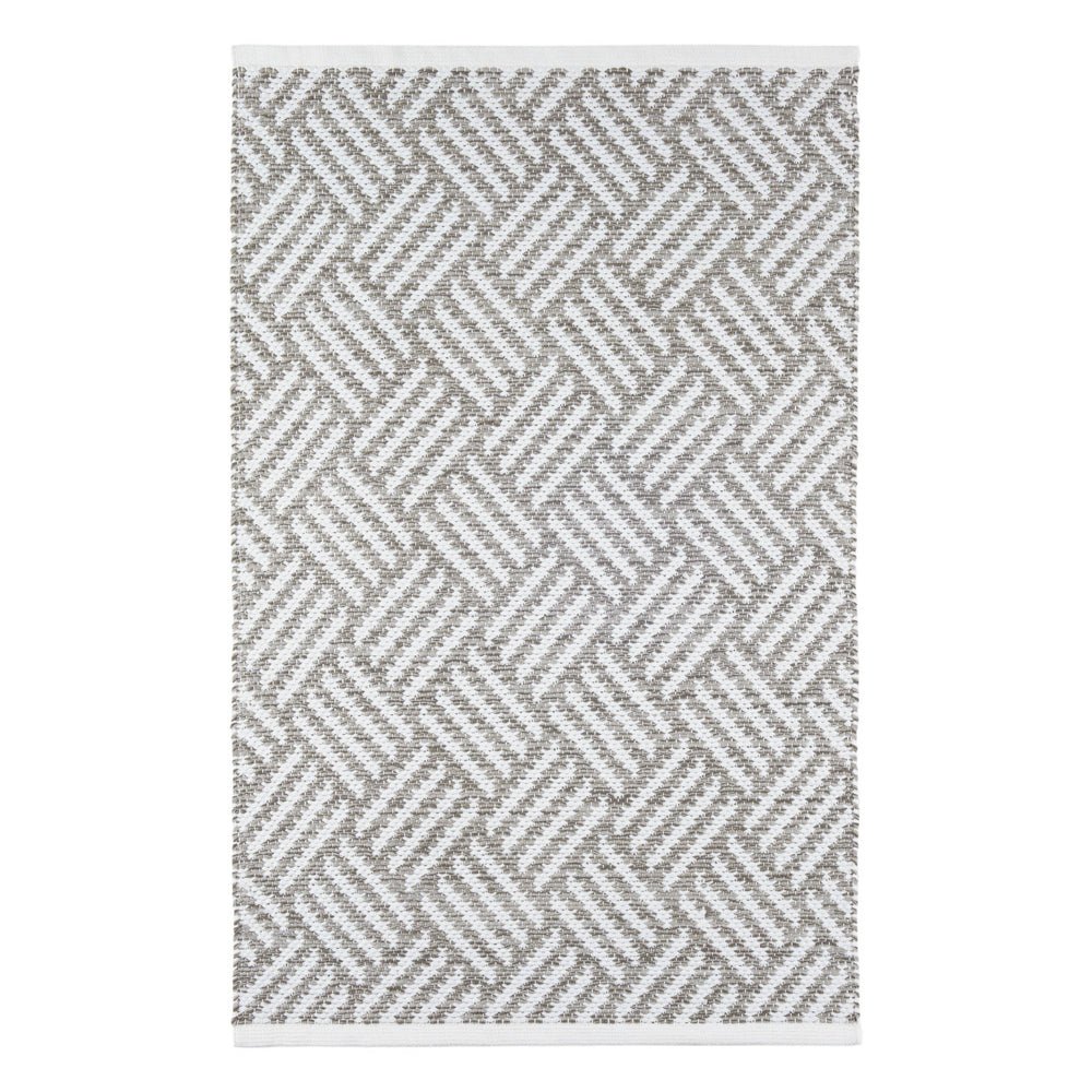 Crisscross Handwoven Indoor/Outdoor Rug | Platinum