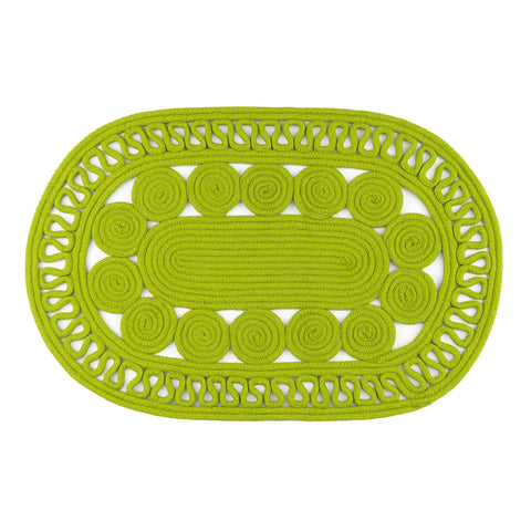 Audrey Handwoven Indoor/Outdoor Oval Rug | Sprout