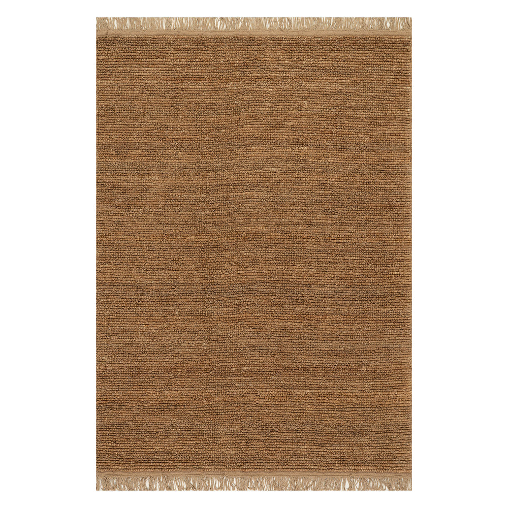 Varnu Textured Handmade Jute Rug | Natural