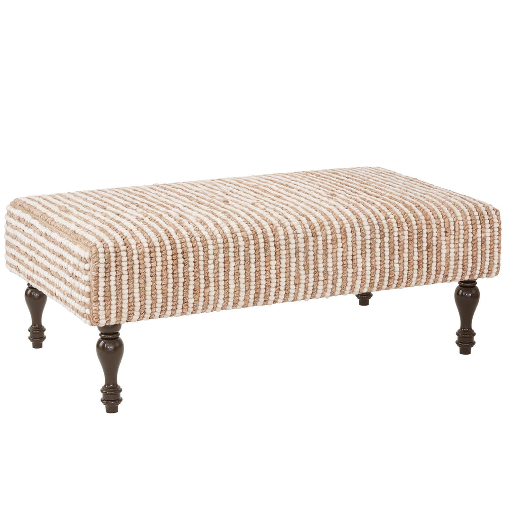 Twiggy Rug Ottoman | Natural