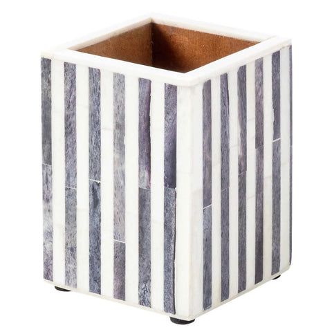 Bone Inlay Tumbler | Grey Stripe