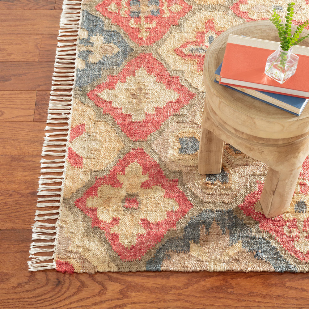 Pali Handwoven Jute Rug | Multi