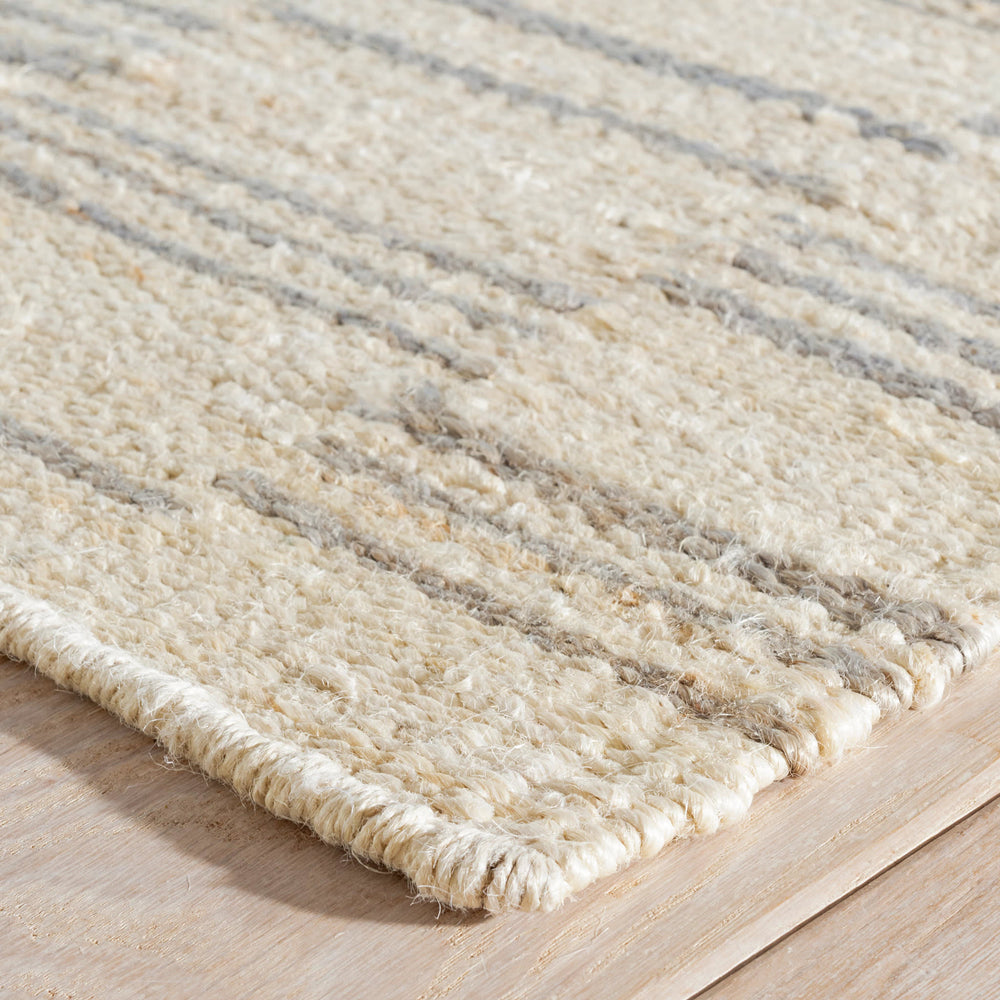 Leni Handwoven Jute Rug | Pewter Blue