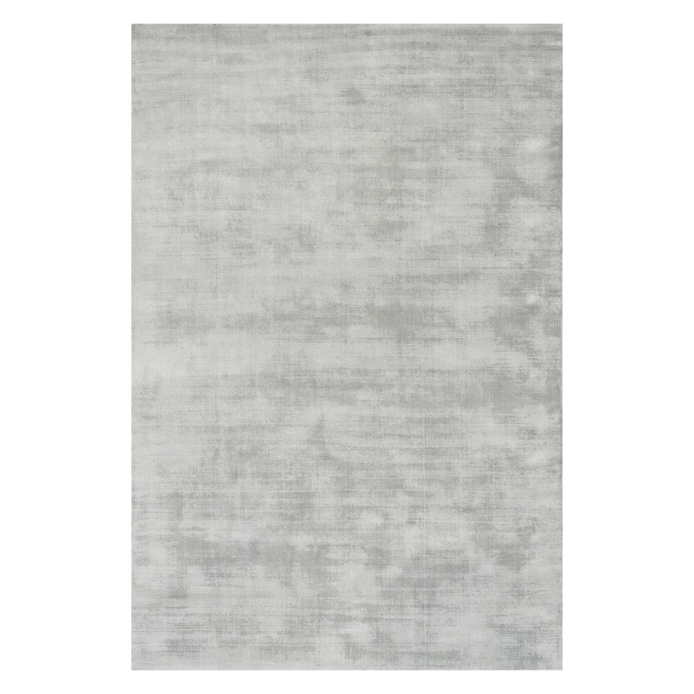 Alva Hand Loom Knotted Viscose Rug | Sky