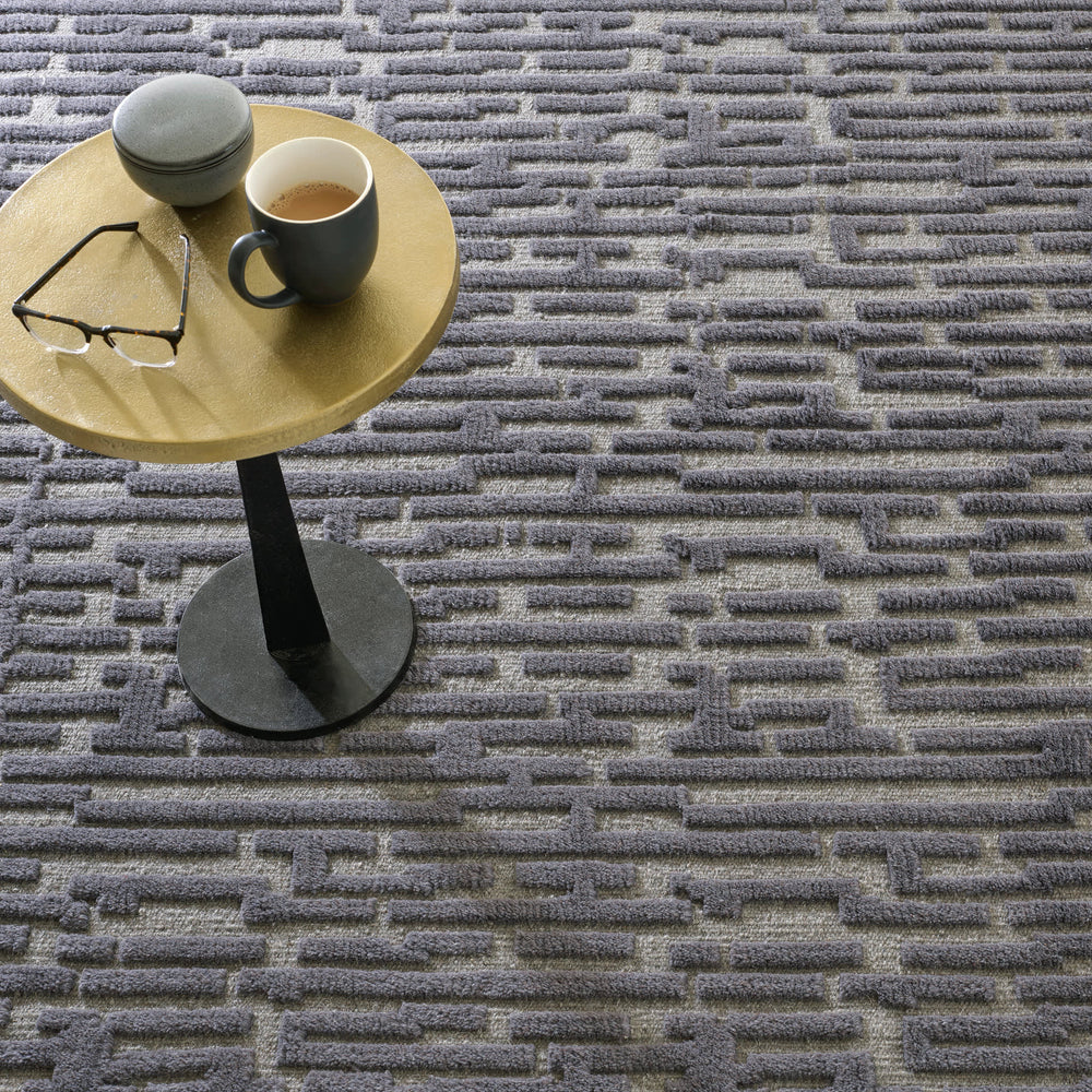 Gates Hand Knotted Wool Rug | Metal