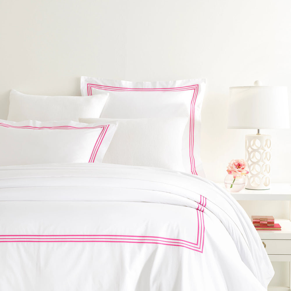 Trio Duvet Cover | Fuchsia