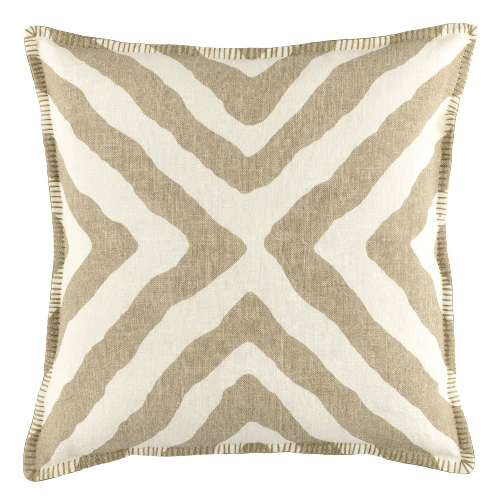 Impy Linen Decorative Pillow Cover | Natural