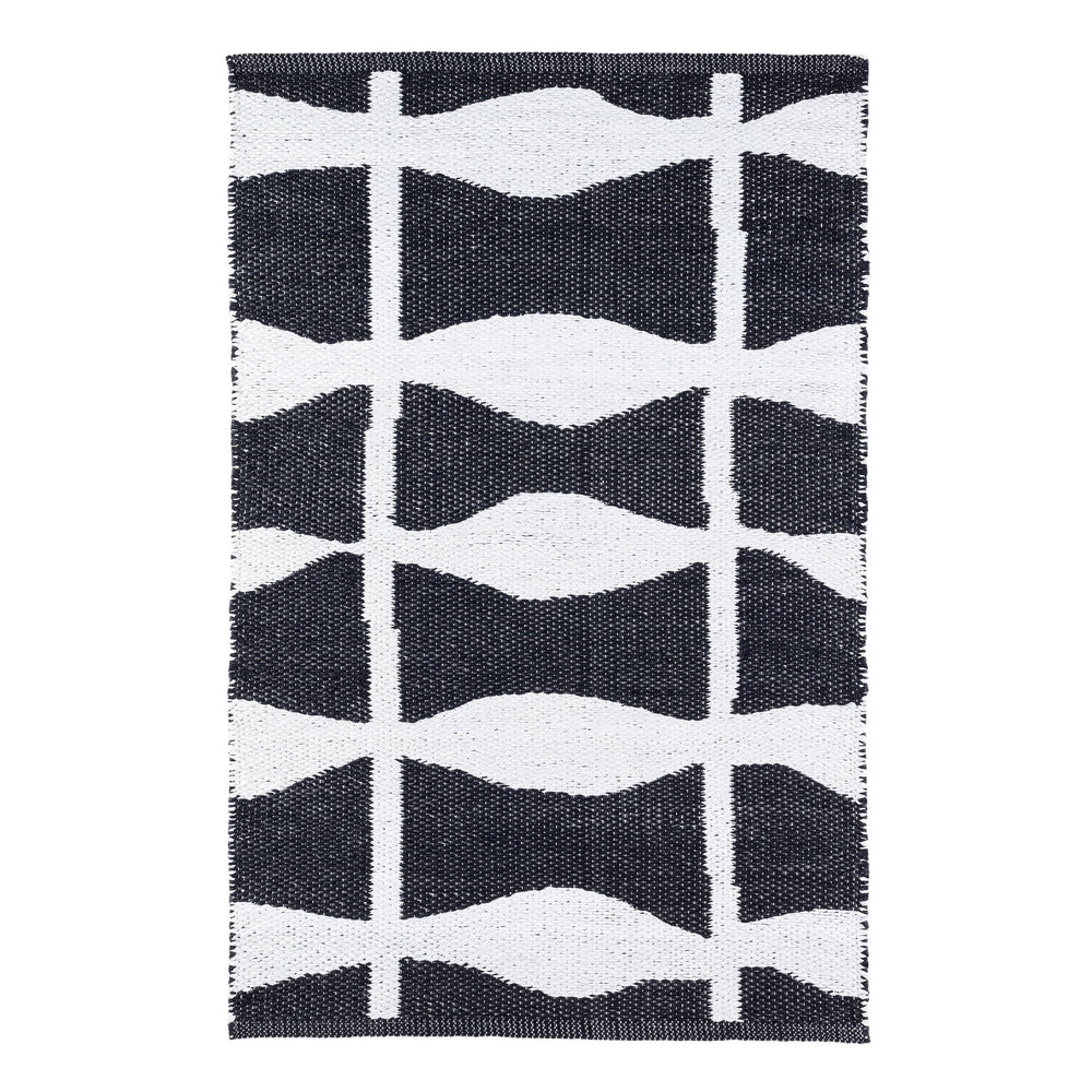 Circuit Handwoven Indoor/Outdoor Rug | Black