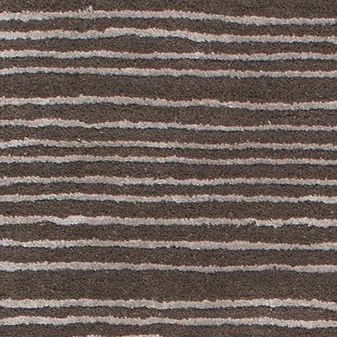Striae Hand Tufted Wool Rug Swatch | Grey
