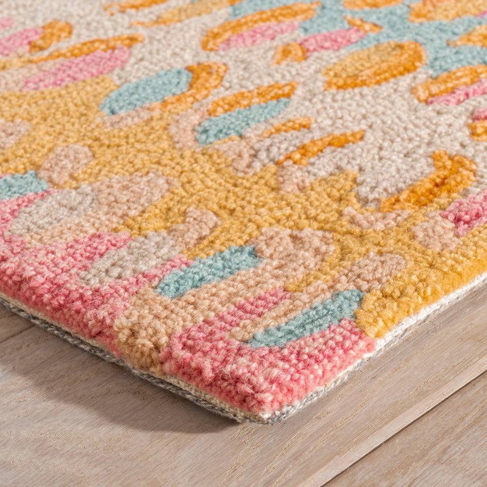 Paint Chip Hand Micro Hooked Wool Rug | Confetti