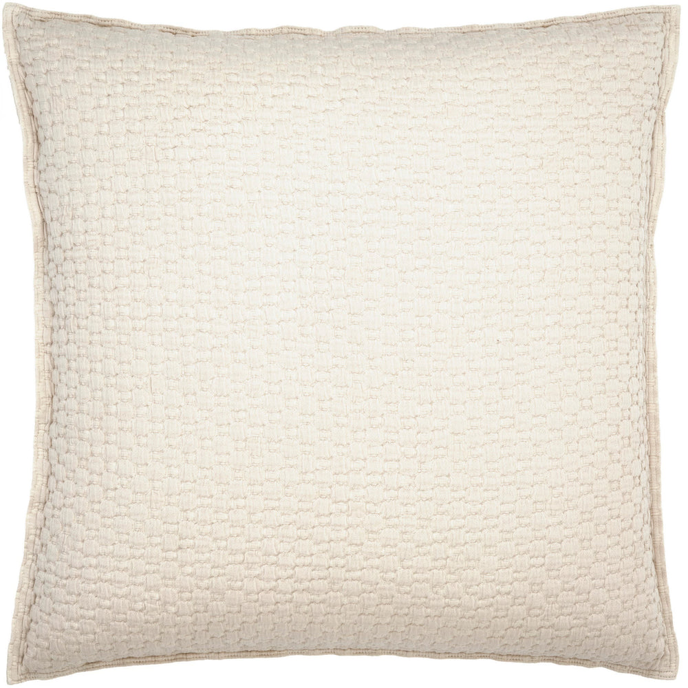 Lodi Matelasse Sham | Alabaster
