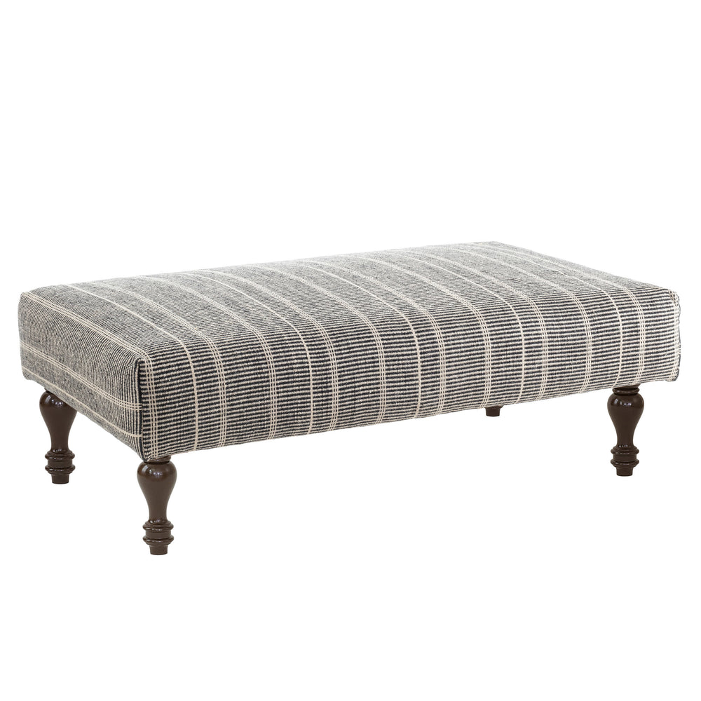 Samson PET Custom Rug Ottoman | Black