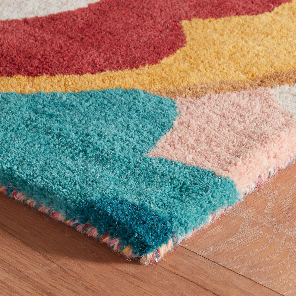Field of Dreams Hand Tufted Wool Rug | Multi