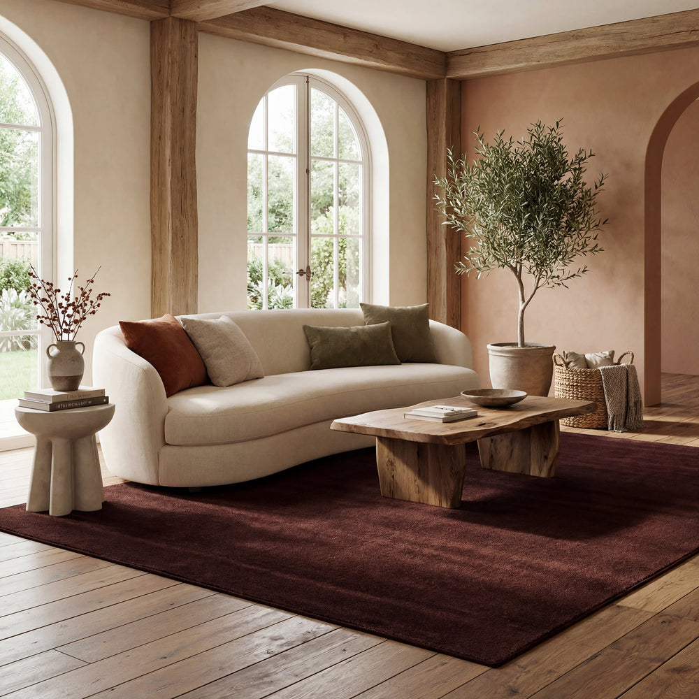 Rare Modern Wine Rug | Wine