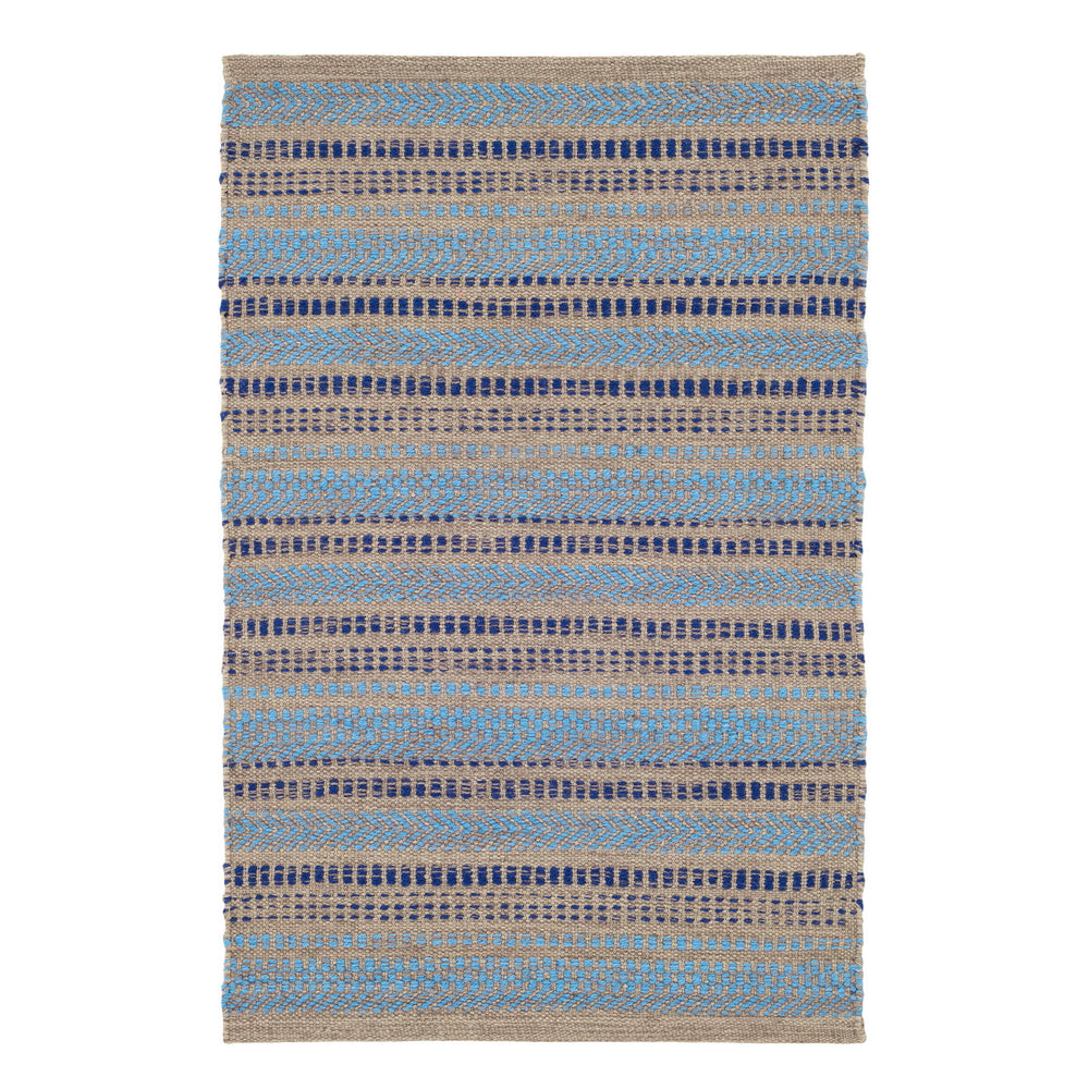 Sooner Than Later Handwoven Indoor/Outdoor Rug | Blue