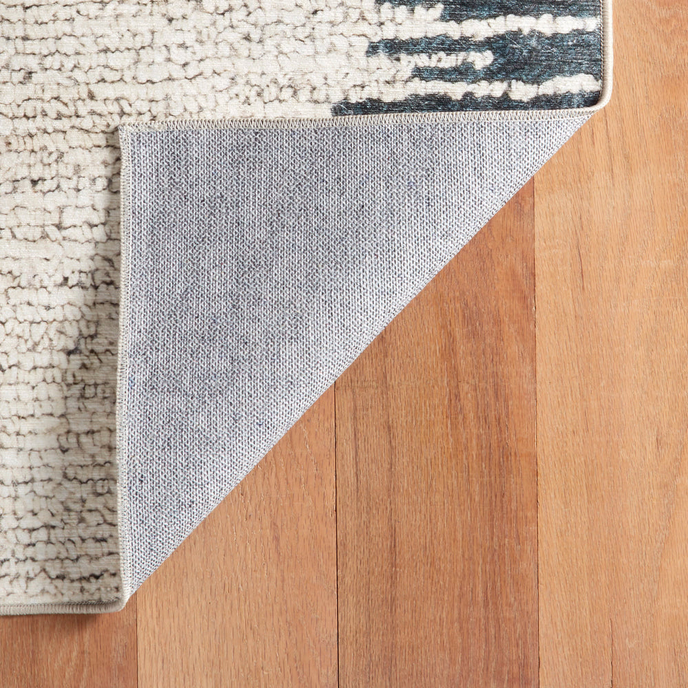 Moss Machine Washable Rug | Metal