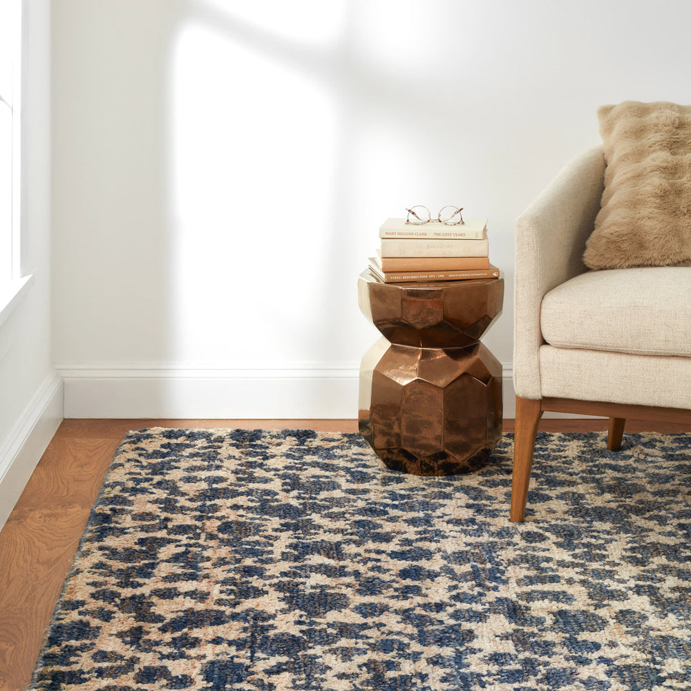 Stormi Hand Knotted Jute Rug | Indigo