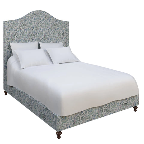 Essex Bed | Ines Linen Blue