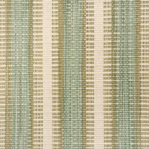 Calee Striped Woven Wool Custom Rug Swatch | Green