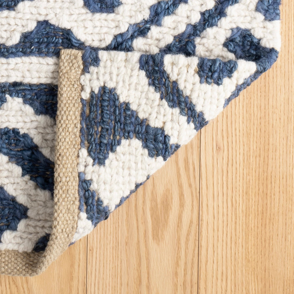 Magnolia Handwoven Jute Rug | Blue