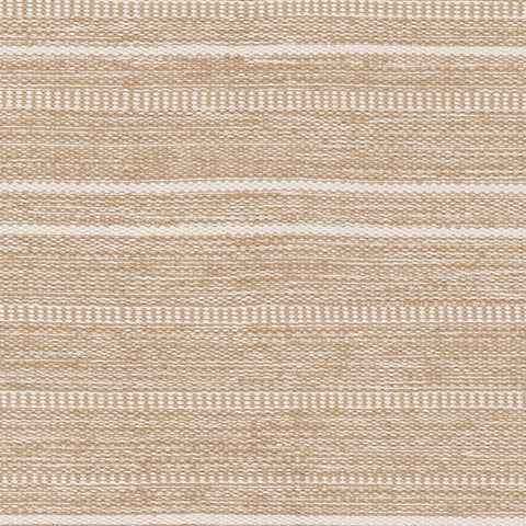 Skipper Stripe Handwoven Indoor/Outdoor Rug Swatch | Khaki
