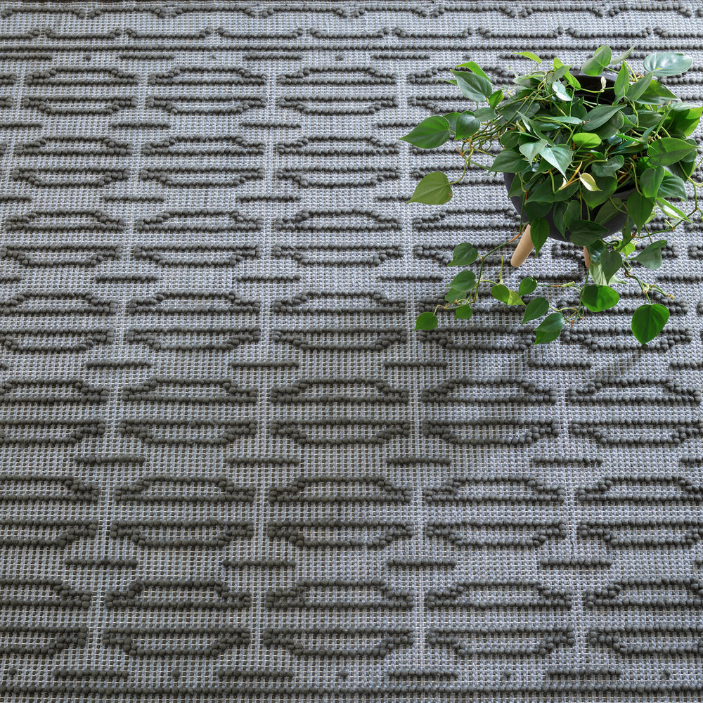 Campbell Handwoven Wool Rug | Iron