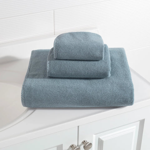 Blythe Towel | Pewter Blue