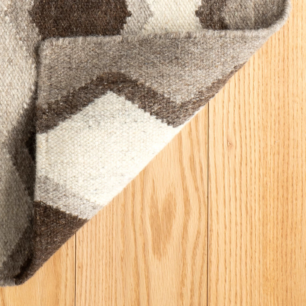 Safety Net Handwoven Wool Rug | Neutral
