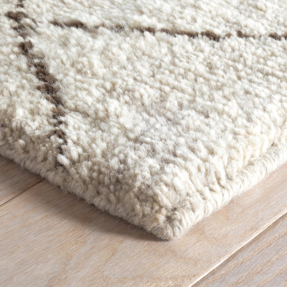 Numa Hand Knotted Wool Rug | Charcoal