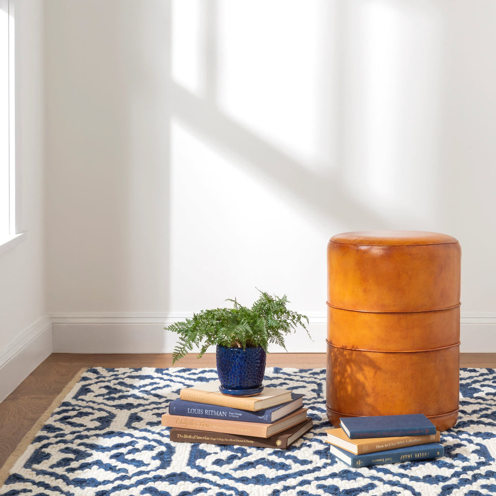 Magnolia Handwoven Jute Rug | Blue