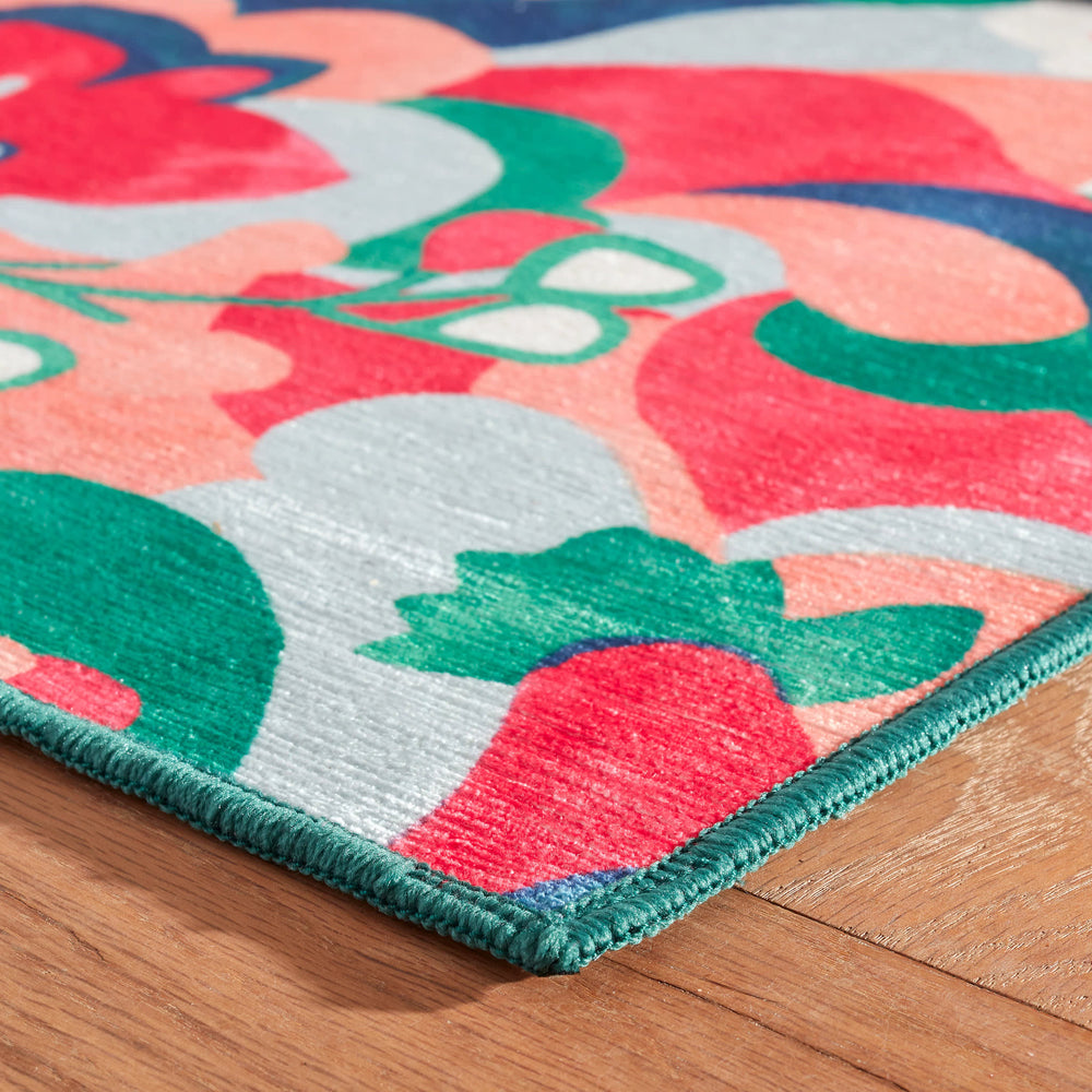 Dreamy Daisies Machine Washable Rug | Multi