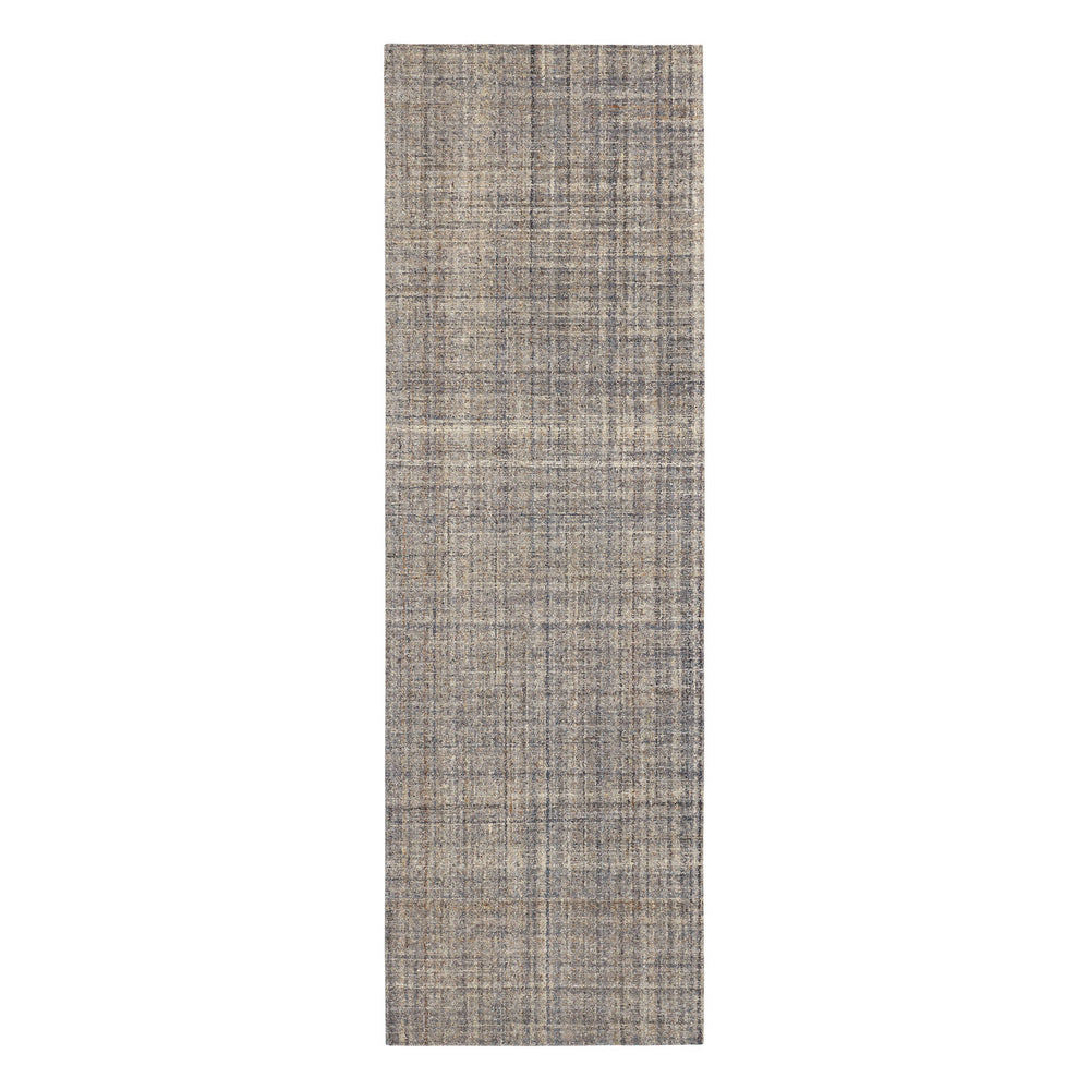 Harris Hand Micro Hooked Wool Rug | Blue/Brown