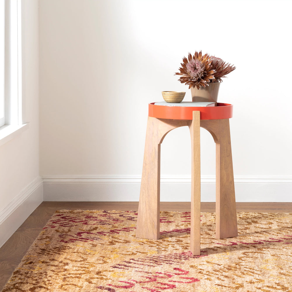 Horseshoe Hand Knotted Jute Rug | Spice