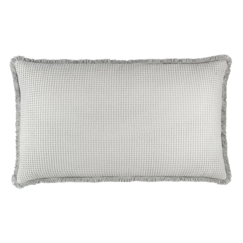 Bubble Matelasse Decorative Pillow Cover | Dove Grey