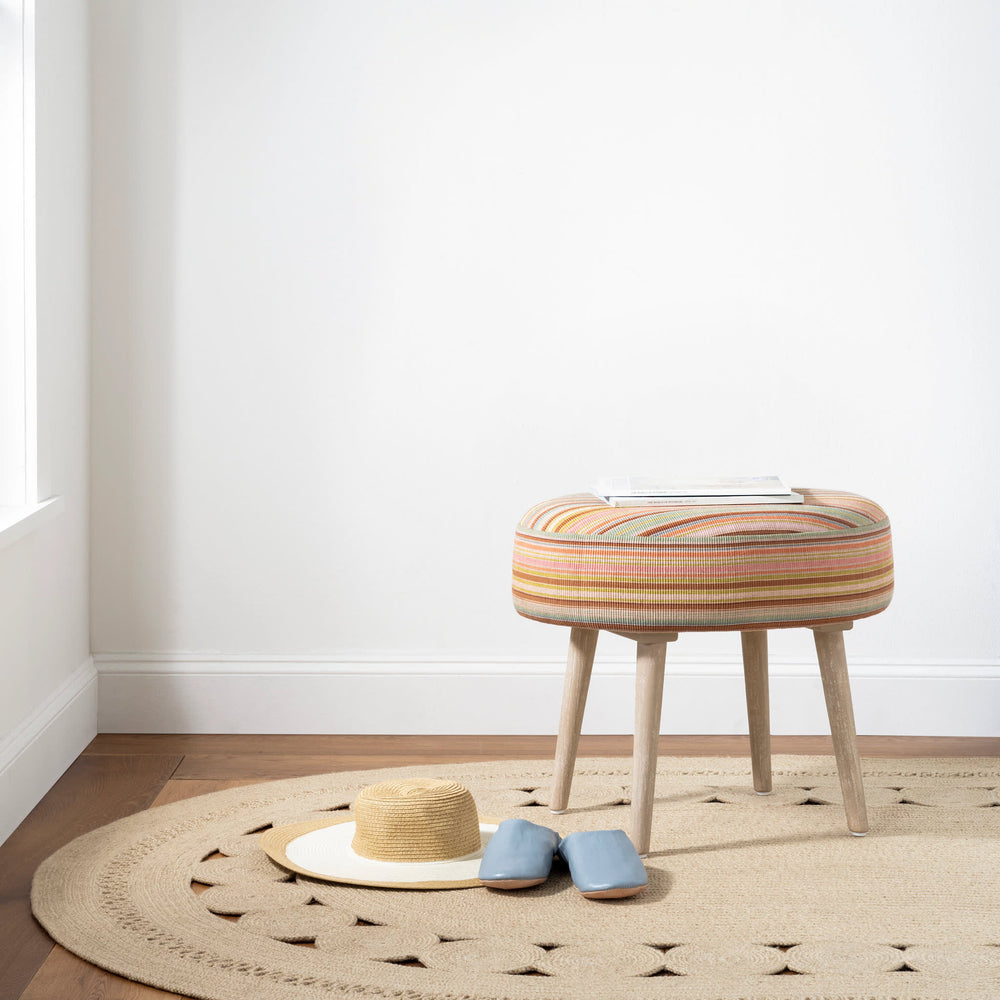 Reef Handwoven Indoor/Outdoor Oval Rug | Natural