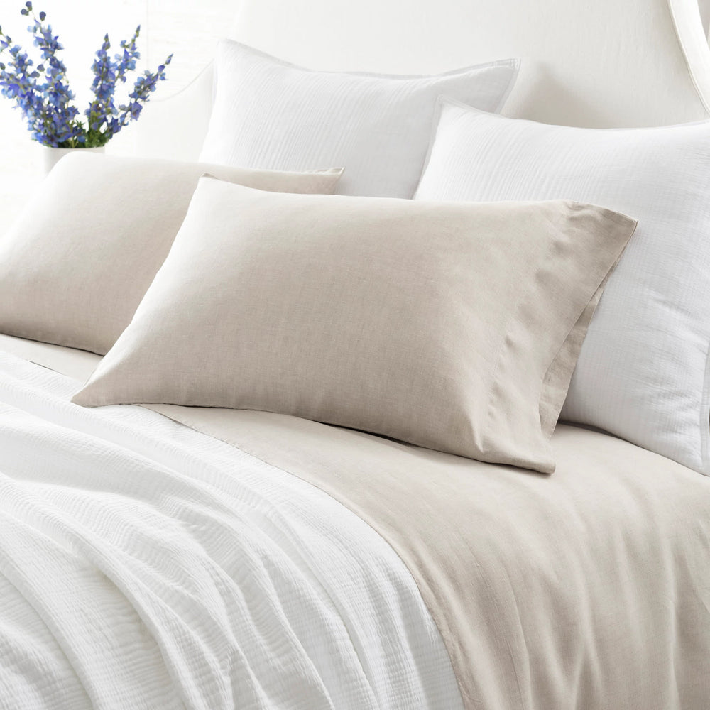 Lush Linen Pillowcases | Natural