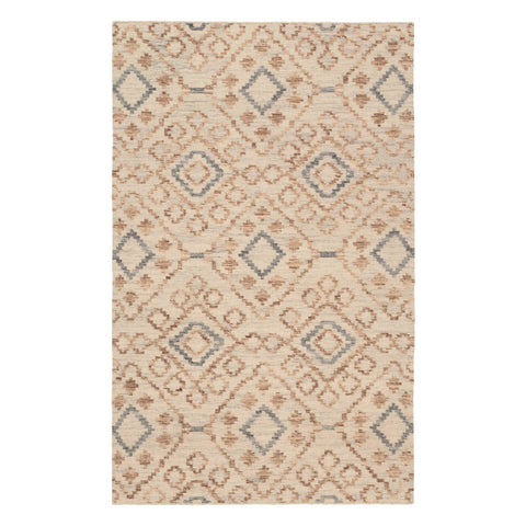 Jelly Roll Handwoven Wool Rug | Sky