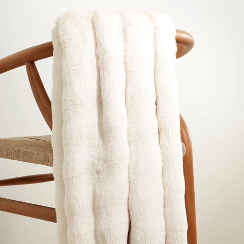 Fab Faux Throw | Ivory