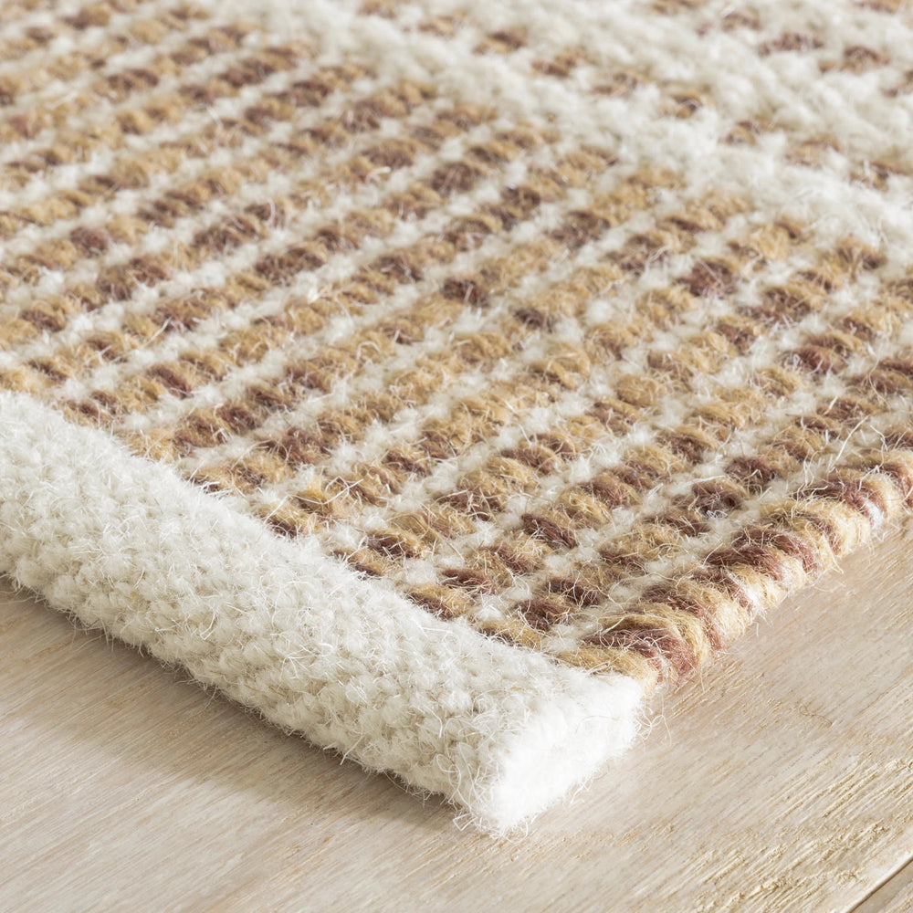 Malta Handwoven Wool Rug | Natural