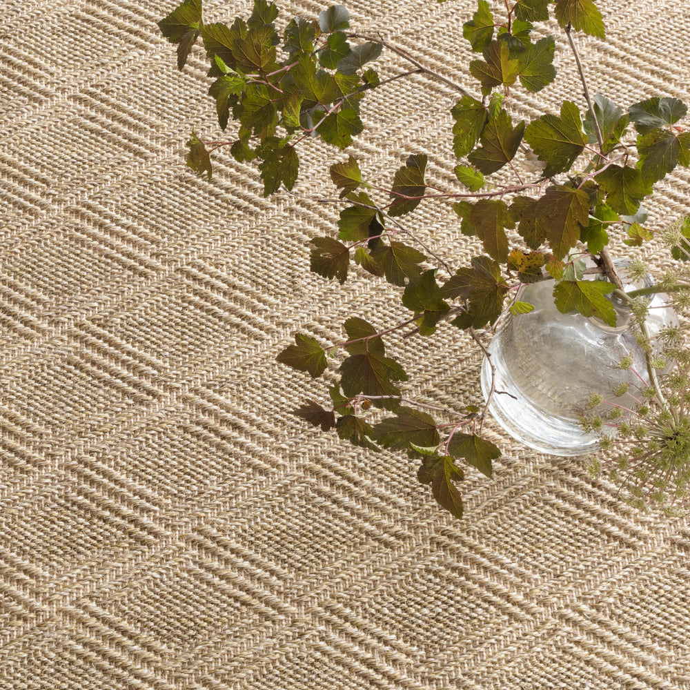 Diamond Woven Sisal Custom Rug | Natural
