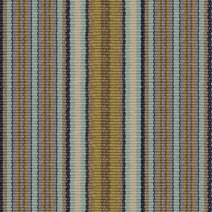 Treehouse Stripe Machine Washable Rug Swatch | Green