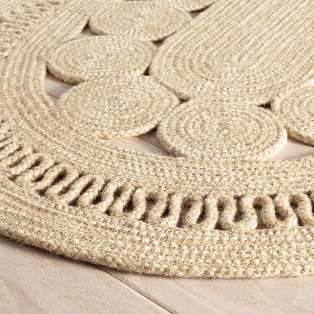 Reef Handwoven Indoor/Outdoor Oval Rug | Natural
