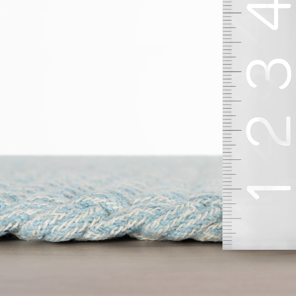 Bridges Rope Rug | Light Blue