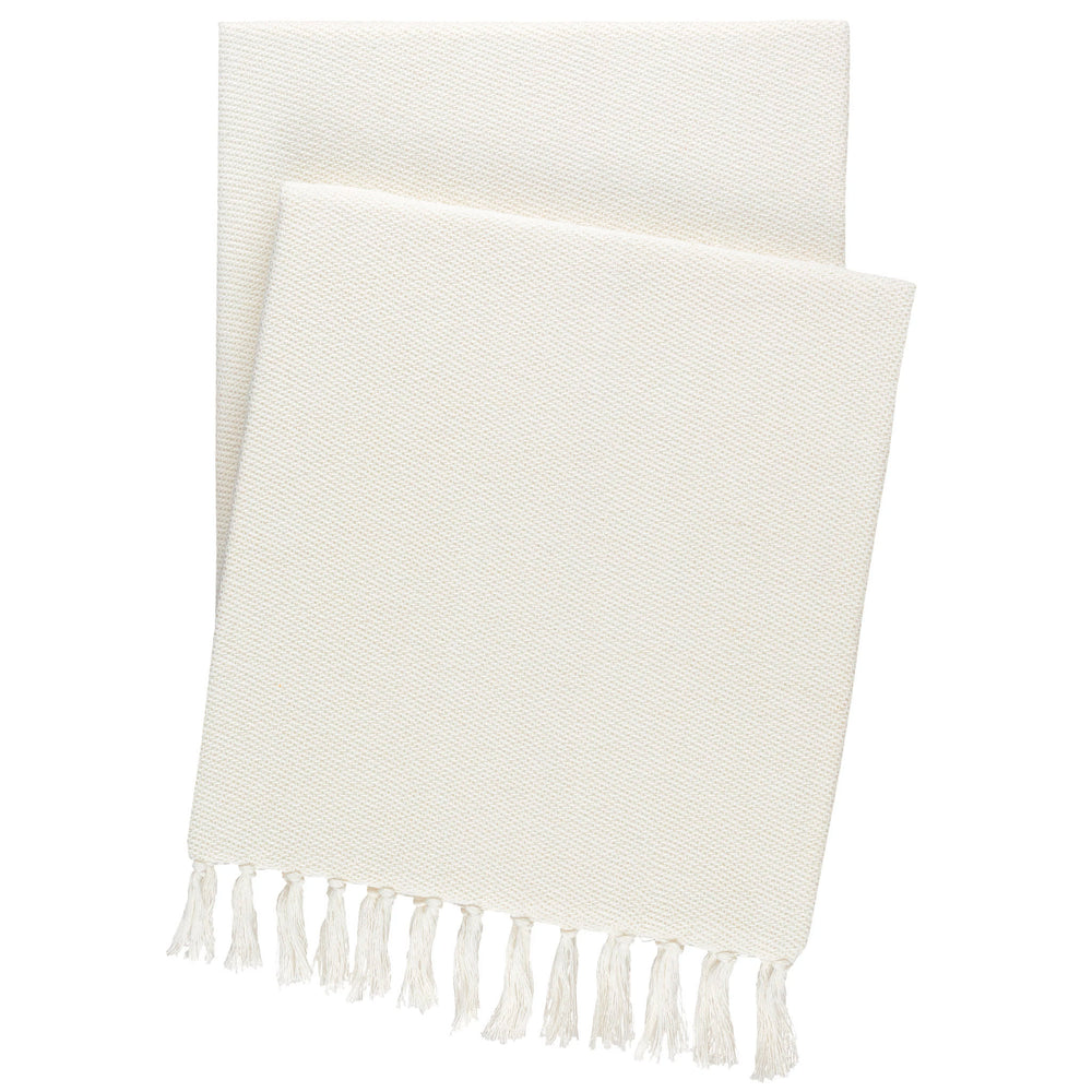 Logan Throw | Dove White