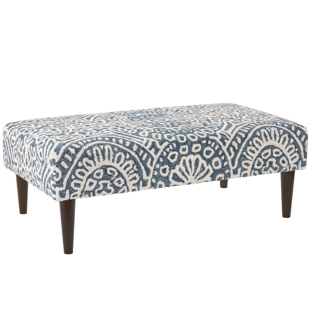 Temple Rug Ottoman | Ink
