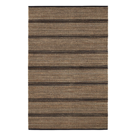 Arbor Handwoven Jute Rug | Black