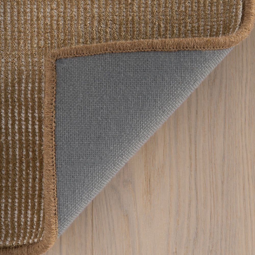 Delphine Textured Indoor/Outdoor Custom Rug | Ochre